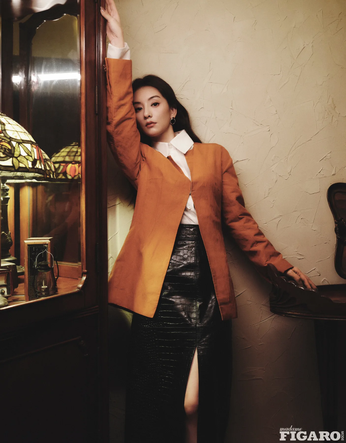 Full-length fashion look, event-ready
