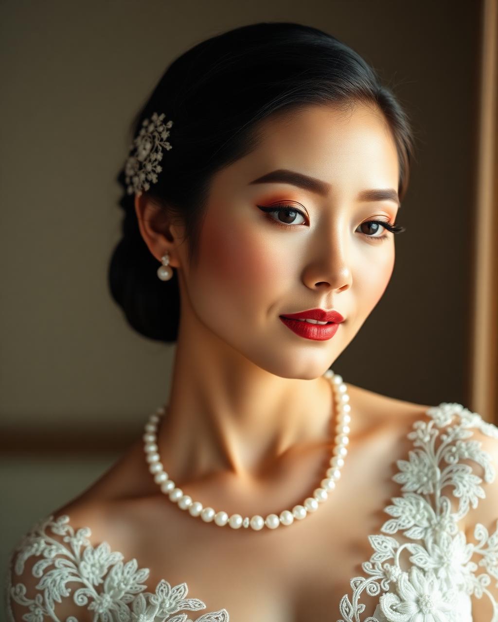 Editorial bridal makeup and hair styling by AfterStudio