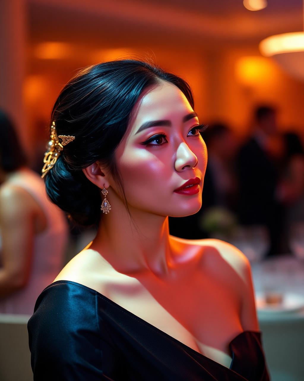 Event-ready styling for a Singapore evening occasion